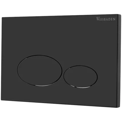 Wiesbaden X32 Metal Bedieningspaneel - Drukplaat voor Inbouwreservoir - Frontbediening - Mat Zwart