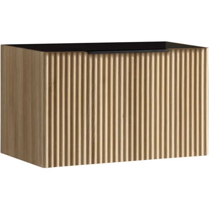 Xellanz Ribbella Wastafelonderkast - 100x45cm - 1 lade - Softclose - Naturel Eik