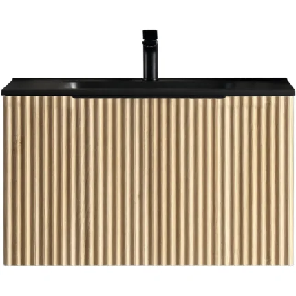 Xellanz Ribbella Wastafelonderkast - 100x45cm - 1 lade - Softclose - Naturel Eik