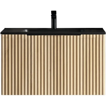 Xellanz Ribbella Wastafelonderkast - 80x45cm - 1 lade - Softclose - Naturel Eik