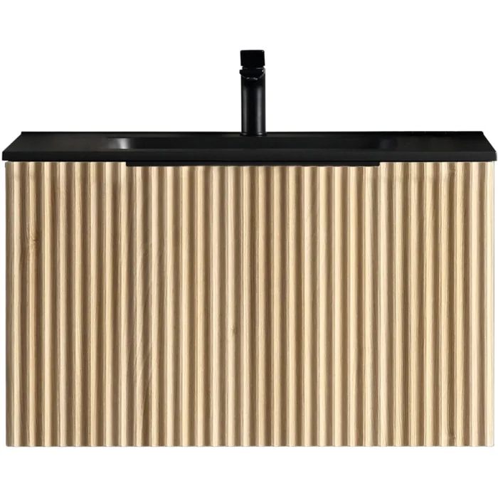 Xellanz Ribbella Wastafelonderkast - 80x45cm - 1 lade - Softclose - Naturel Eik