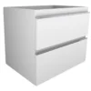Xellanz Tigris Wastafelonderkast - 60x46cm - 2 lades - MDF - Glans Wit