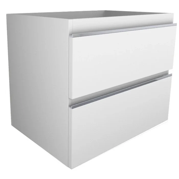 Xellanz Tigris Wastafelonderkast - 60x46cm - 2 lades - MDF - Glans Wit