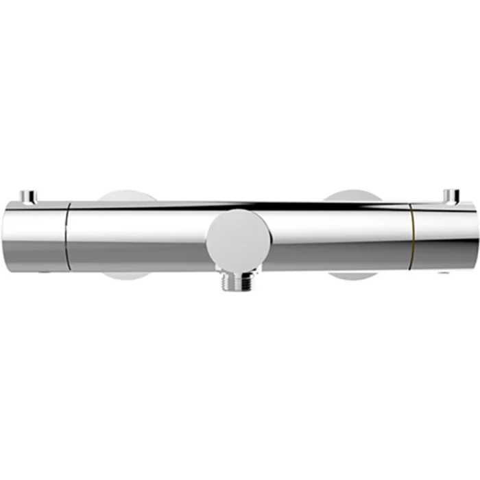 Wiesbaden Style Thermostatische Badmengkraan - 15cm - Cooltouch - Opbouw - Messing - Chroom